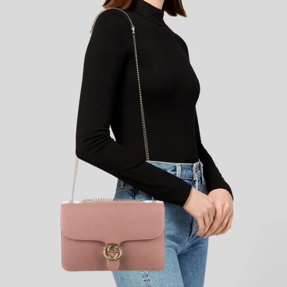 GUCCI Dollar Interlocking Shoulder Bag NWOT - Picture 3 of 6